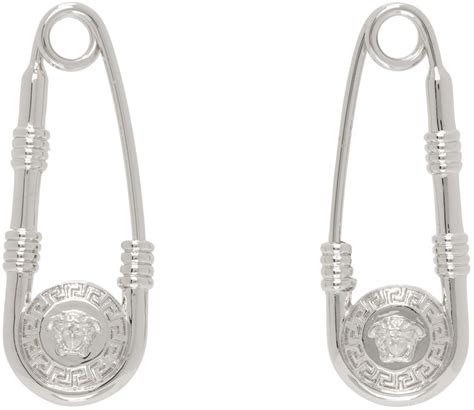 versace latschen silber|versace earrings saks.